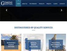 Tablet Screenshot of giminigroup.com